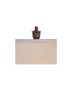 Regency Hill Exeter Traditional Style Table Lamps 30" Tall Full Size Set of 2 Bronze Wood Carved Leaf Creme Rectangular Bell Shade Decor for Living Room Bedroom House Bedside Nightstand Office 26 71xuIfXvHRL 3