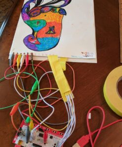 Makey Makey STEM Kit from JoyLabz - Hands-on Technology Learning Fun - Science Education - 1000s of Engineering and Computer Coding Activities Red 29 71xunBUO11L