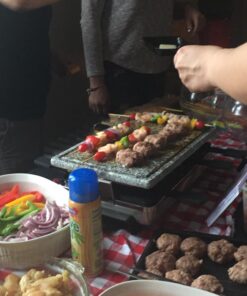 Swissmar KF-77081 Stelvio 8-Person Raclette Party Grill with Granite Stone Grill Top, Brushed Stainless Steel 36 71xurP6eIvL