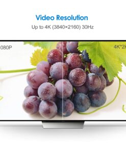 Rankie DisplayPort (DP) to HDMI Cable, 4K Resolution Ready, 6 Feet Black 26 71xuupr4JYL 2