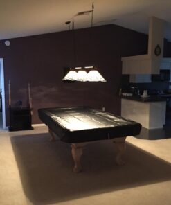 Iszy Billiards Pool Table Cover - Billiard Table Covers for 8 Foot Tables w/ Cotton Backing and Heavy Duty Vinyl - Pool Table Covers for Pets 8FT/Black 19 71xw62jZf8L