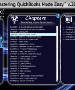Alternative view of TEACHUCOMP Video Training Tutorial for QuickBooks Desktop Pro 2016 DVD-ROM Course and PDF Manual