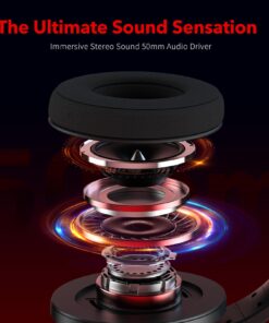 Alternative view of NUBWO N20 Gaming Headset with Mic - Compatible with PS5, Xbox One, Nintendo Switch Lite, PC, Laptop, and Mac, Over Ear Headphones with Noise Cancelling Microphone