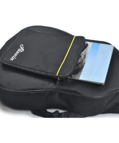 Faswin 41 Inches Guitar Bag Dual Adjustable Shoulder Strap Acoustic Guitar Gig Bag, Guitar Case Waterproof Oxford Cloth 0.3 Inch Thicken Sponge Pad, Black 34 71xwrs8jxuL