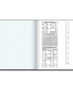 iScholar Composition Book, 100 Sheets, 5 x 5 Graph Ruled, 9.75 x 7.5-Inches, Black Marble Cover (11100) 100 Count (Pack of 1) 6 71xx55csAFL