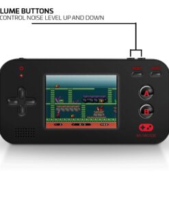 My Arcade Gamer V Portable - Handheld Gaming System - 220 Retro Style Games - Lightweight Compact Size - Battery Powered - Full Color Display - Black - Electronic Games 17 71xxbDa5RL