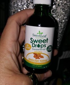 SweetLeaf Sweet Drops English Toffee Liquid Stevia Sweetener - English Toffee Stevia Drops, Zero Calories, Zero Sugar, Non-GMO, Gluten-Free, Keto Friendly - 2 Fl Oz 2 Fl Oz (Pack of 1) 19 71xy4uMe44L