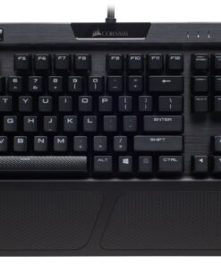 Corsair K70 RGB MK.2 Rapidfire Mechanical Gaming Keyboard - USB Passthrough & Media Controls - Fastest & Linear - Cherry MX Speed - RGB LED Backlit MX SPEED (Linear & Fast) Black 37 71xy75HAmL
