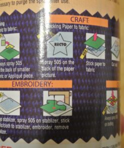 Odif Usa 505 Spray and Fix Temporary Fabric Adhesive, 14.7oz Original Version 10 71xyOdMroAL