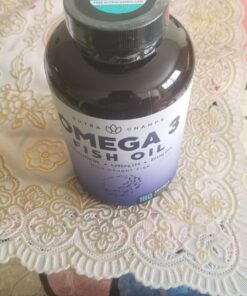 Omega 3 Fish Oil Supplements 3600mg with EPA & DHA | High Potency Omega 3 Supplement to Support Heart, Brain, Joints, Skin, Eyes & Immune Health | 180 Natural Lemon Burpless Fish Oil Capsules 36 71xySx1f ML