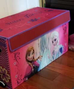 Idea Nuova Disney Frozen Collapsible Children’s Toy Storage Trunk, Durable with Lid 25 71xyTfTfQvL