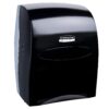 Kimberly-Clark Professional™ Sanitouch Manual Hard Roll Towel Dispenser (09996), Black, for Hard Roll Towels with a 1.75" core, 12.63" x 16.13" x 10.2" (Qty 1) 4 71xz8XrPNEL