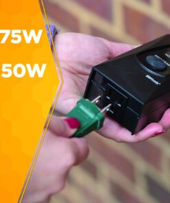 Coleman Cable 50013 24-Hour Outdoor Digital Light Sensor Timer, Black 1 Count (Pack of 1) 9 71xzFlAkFaL