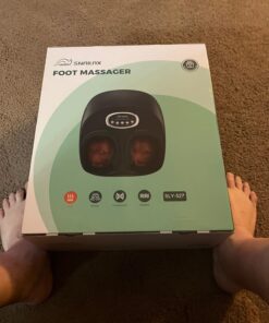 Snailax Foot Massager with Heat,Kneading,Compression,Vibration, Shiatsu Feet Massager Machine for Plantar Fasciitis,Neuropathy Pain, Foot Warmer,Gifts for Women,Men,Size 12 Foot Massager SL-527 43 71xzLnglI2L