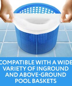 IMPRESA 10-Pack of Pool Skimmer Socks - Excellent Savers for Filters, Baskets, and Skimmers - The Ideal Sock/Net/Saver to Protect Your Inground or Above Ground Pool 24 71xzMjeFfjL