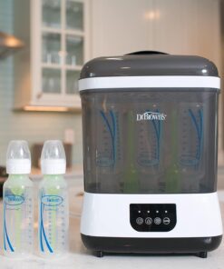 Dr. Brown's All-in-One Sterilizer and Dryer for Baby Bottles, Parts & Other Newborn Essentials Sterilizer & Dryer 1 Count (Pack of 1) 46 71xzWCeGlL