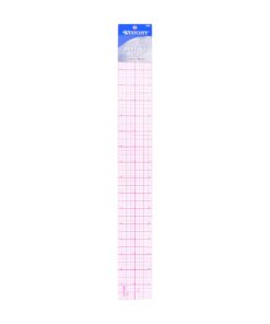Westcott B-85 18" 8Ths Graph Beveled Ruler Polyvinyl Chloride (PVC) 8 71xzaj08nYL