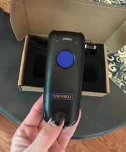 NADAMOO Wireless Barcode Scanner Compatible with Bluetooth Function, 2.4G Wireless & Wired 3-in-1 Bar Code Scanner Portable USB CCD Reader, Work with Tablet iPhone iPad Android Windows Mac OS Blue 23 71y PTnZQpL