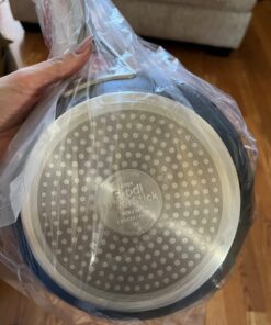 Ninja C39600 Foodi NeverStick Premium Hard-Anodized 13-Piece Cookware Set, Guaranteed to Never Stick, Nonstick, Durable, Oven Safe to 500°F, Grey 77 71y Zt1ho9L