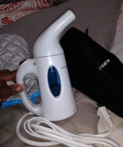 URPOWER Steamer for Clothes Steamer, Portable Handheld Garment Fabric Steamer Fast Heat-up Powerful Clothes Steamer with High Capacity for Home and Travel - Not for Abroad 01-130ml White 60 71y dezNkIL