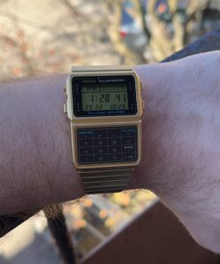 Casio #DBC611G-1D Men's Gold Tone 25 Memory Calculator Databank Watch 23 71y0sDbOGeL