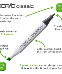 Copic Classic, Alcohol-based Markers, 12pc Set, Basic (Discontinued model: EAN 4511338002209) Alcohol Based marker 10 71y0u8So3uL 2