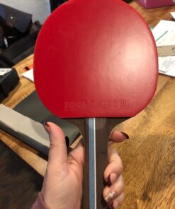 JOOLA Infinity Balance - Advanced Performance Ping Pong Paddle - Competition Ready - Table Tennis Racket for High-Level Training - Designed to Optimize Spin and Control Natural Dark 79 71y0xawPMbL