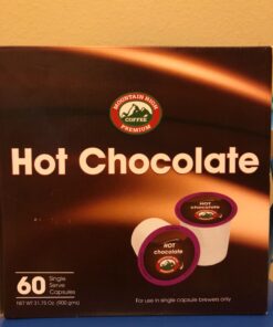 Mountain High All Natural Hot Chocolate - 2.0 Compatible Single Serve Cups (Milk Chocolate, 60) Milk Chocolate 60 Count (Pack of 1) 30 71y111dl5xL