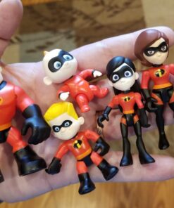 The Incredibles 2 Family 5-Pack Junior Supers Action Figures, Approximately 3" Tall 29 71y1QnhbA0L