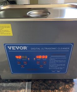 VEVOR Commercial Ultrasonic Cleaner 6L Professional Ultrasonic Cleaner 40kHz with Digital Timer&Heater 110V Excellent Cleaning Machine for Watch Instruments Industrial Parts Excellent Cleaner Solution 61 71y1imtnMlL 1