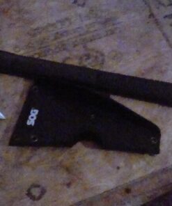 SOG Survival Hawk - Specialty Outdoor Tactical Hatchet, Fire Starter, Nail Puller, Hammer, Multi-Purpose Blade with Reflective Paracord Wrapped Handle (SK1001-CP),Black Survival Tomahawk 26 71y25VGhWRL