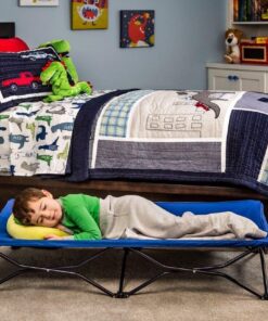Alternative view of Regalo My Cot Portable Toddler Bed, Includes Fitted Sheet, Royal Blue , 48x24x9 Inch (Pack of 1)