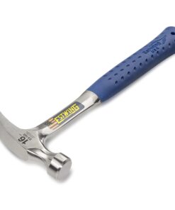 ESTWING Hammer - 16 oz Straight Rip Claw with Smooth Face & Shock Reduction Grip - E3-16S 16 oz (Ounces) 11 71y2p5y0A1L