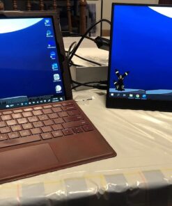 SideTrak Solo Pro Portable Monitor 15.8” FHD 1080P LED Anti-Glare IPS Screen | Works with Mac, PC, Chrome, PS4, Xbox & Switch | Powered by USB or Mini HDMI | Built-in DisplayPort, Speakers & HDR Non-Touchscreen 32 71y31wFFVUL