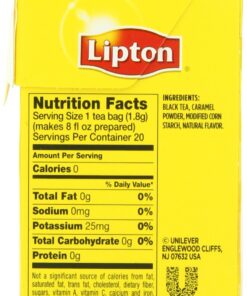 Alternative view of Lipton Pyramids, Vanilla Caramel 20 ct , Imported 20 Count (Pack of 1)
