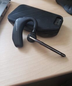 Poly Voyager 5200 Wireless Headset (Plantronics) - Single-Ear Bluetooth Headset w/Noise-Canceling Mic - Ergonomic Design - Voice Controls - Lightweight - Connect to Mobile/Tablet via Bluetooth 41 71y3N2RrtcL