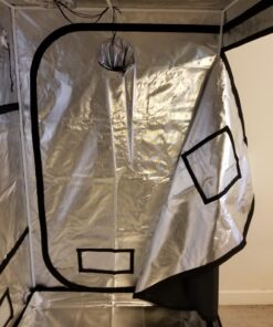 Zazzy Grow Tent, 96“X48 X78 Plant Growing Tents 600D Mylar Hydroponic Indoor Grow Tent with Window, Kit Bag & Floor Tray 96"X48"X78" 50 71y3QD6Bd7L 1