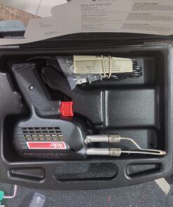 Weller 260-Watt/200W Professional Soldering Gun Kit with Three Tips and Solder in Carrying Case - D550PK 33 71y3l0K4nML