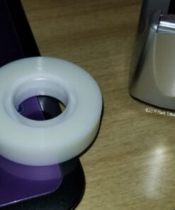 Scotch Desktop Tape Dispenser, Silvertech Two-Tone (C60-ST) 1 Count (Pack of 1) 43 71y3tH7vmL