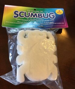 2 pack Scumbug (tm) Oil-Absorbing Sponge Devours Scum, Slime & Grime From Pools & Spas 27 71y4VS9TGwL