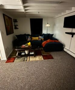 WALI Floating Entertainment Center Shelves, Holds Up to 17.6lbs, TV Shelf with Strengthened Tempered Glasses for DVD Players, Cable Boxes, Games Consoles, TV Accessories (CS201B), 1 Shelf, Black 1-Shelf 31 71y4d7F8XLL