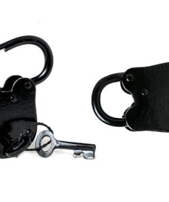 Alternative view of RII Iron Lock and Keys/Old Fashion Lock and Key/Antique Iron Lock with Key/Cast Iron Lock - Old Trunk Lock (3 Inches) 3 Inch