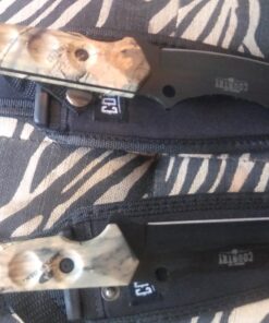 Mossy Oak Fixed Blade Hunting Knife Set - 2 Piece, Full Tang Handle Straight Edge and Gut Hook Blades Game Processing Knife, Sheath Included 43 71y5VkNpOkL