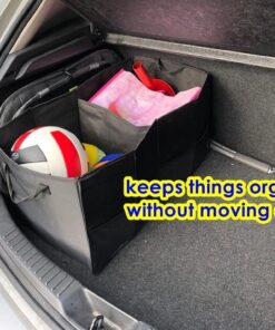 Honey-Can-Do SFT-01166 Soft Storage Chest, Black Folding Car Trunk Organizer 30 71y5rjEygqL