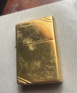 Zippo Vintage Lighters High Polish Brass Vintage With Slashes 41 71y63Dy68YL
