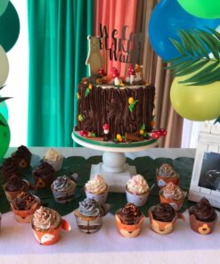 Woodland Baby Shower Cupcake Wrappers- Set of 24 Woodland Creatures 34 71y6ObYBOnL