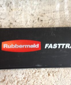 Rubbermaid FastTrack Wall Mounted Storage and Organization System Rail for Home and Garage, Horizontal 48", Holds up to 1,750 pounds, Black, Perfect for Yard Tools/Sports Equipment/Ladders 48" Rail 47 71y6Yli5mbL