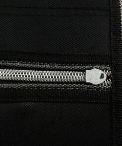 Portable 13 Pockets Expandable File Folders Canvas A4 Size Assorted Label Colors Business Accordion Document File Paperwork Organizer Storage, Zipper Closure Handles Black 19 71y7 mKFGwL