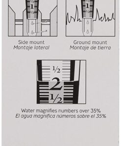 AcuRite 5" Capacity Easy-to-Read Magnifying Acrylic, Blue (00850A3) Rain Gauge 27 71y7bBT2sAL