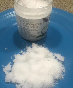 Exfoliating Body Scrub with Hydrating Coconut Milk and Detoxifying Dead Sea Salt, Moisturizing Exfoliating Scrub by Pure Body Naturals, 12 Ounce (Packaging Varies) 35 71y82FPEU2L